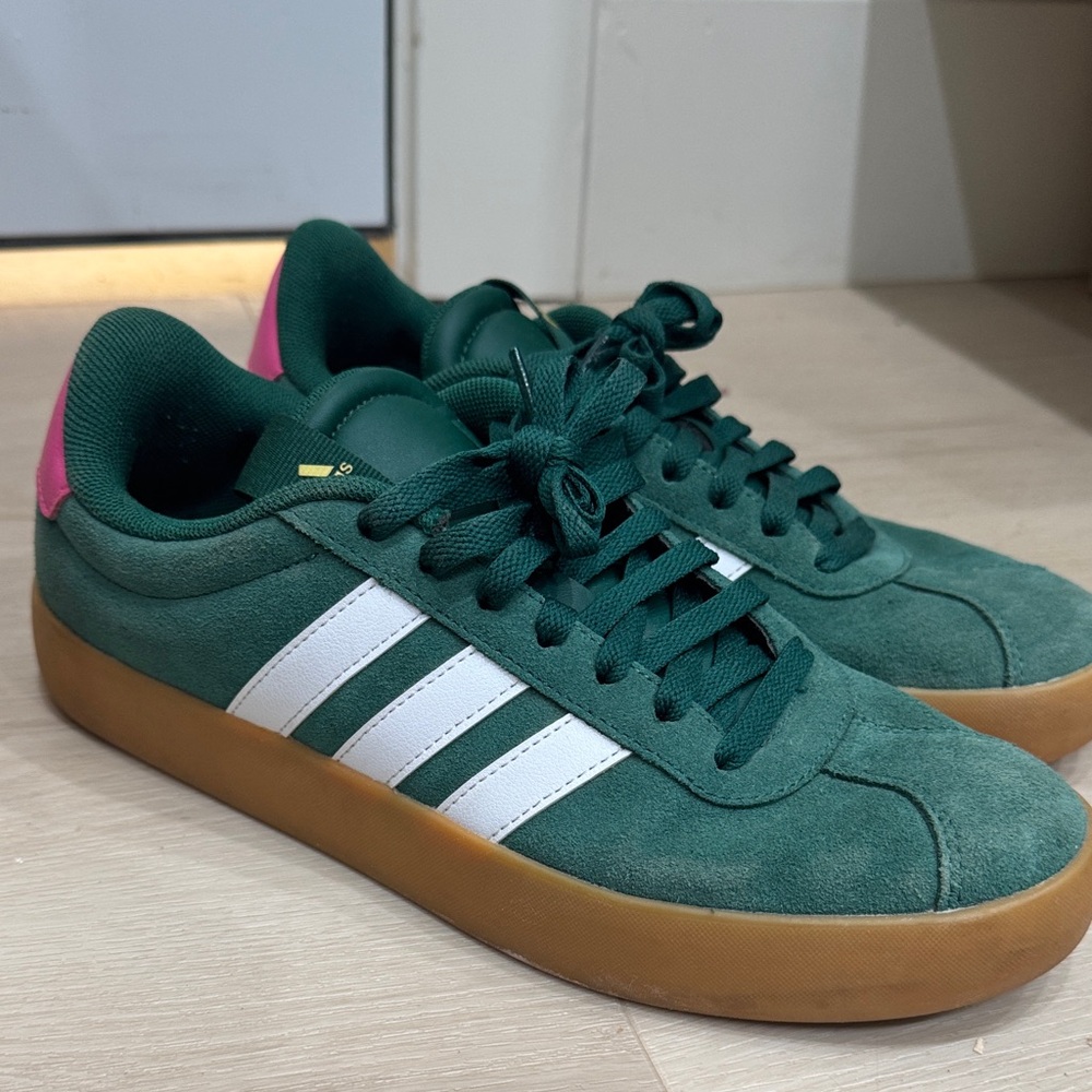 adidas Green and Pink Athletic Shoes - Picture 4 of 4